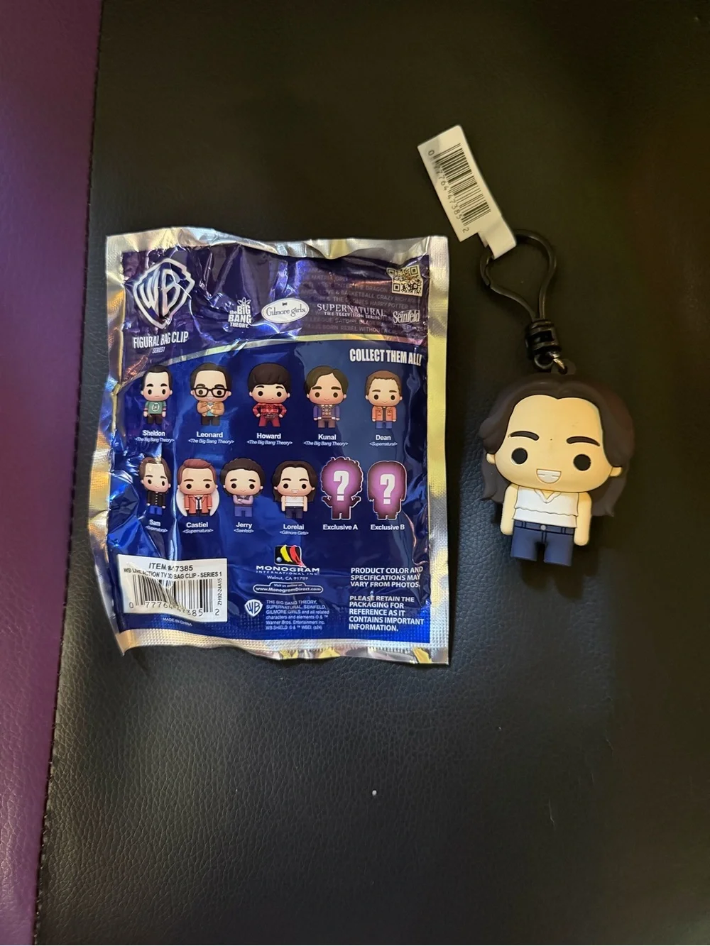 Gilmore girls Lorelei blind bag keychain
